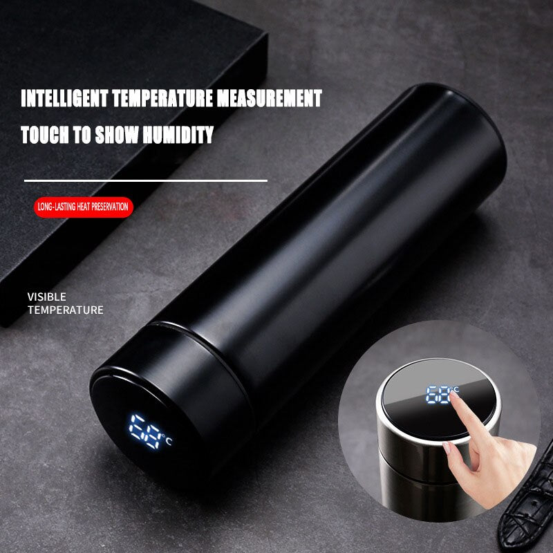 Stainless Steel Smart Thermos Cup