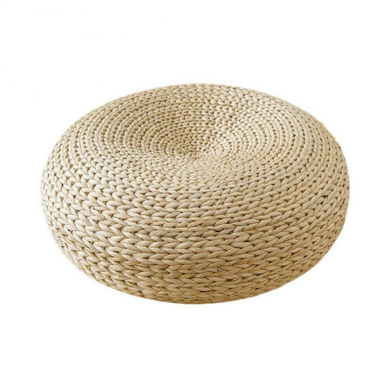 Cushion Handcrafted Knitted Straw Flat Seat