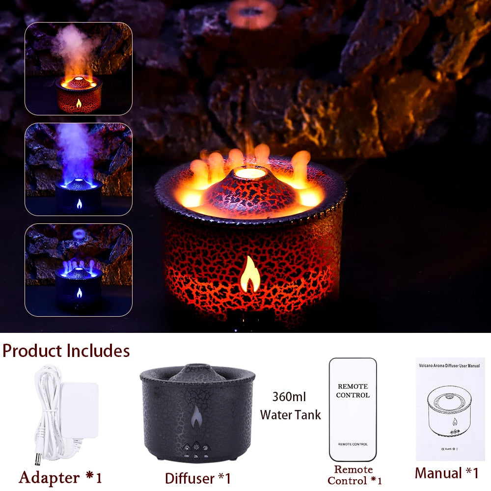 Air Aroma Essential Oil with Remote Control Jellyfish for Home
