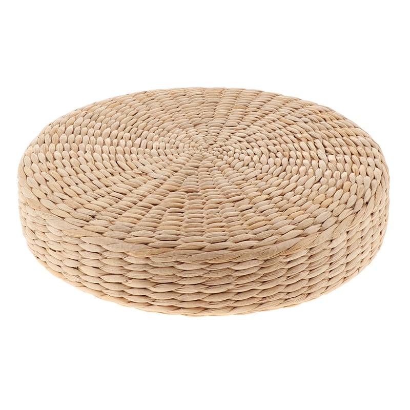 Cushion Handcrafted Knitted Straw Flat Seat