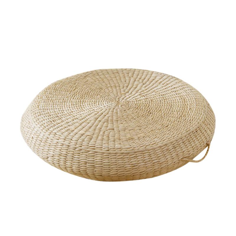 Cushion Handcrafted Knitted Straw Flat Seat