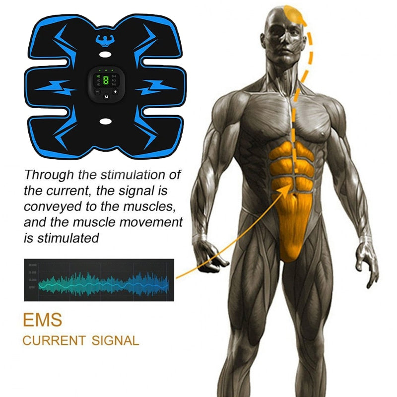 Muscle Stimulator Fitness Abdominal Weight Loss Stickers Body