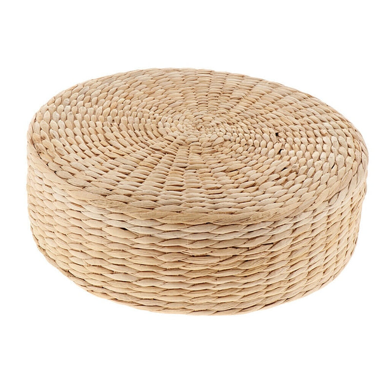 Cushion Handcrafted Knitted Straw Flat Seat