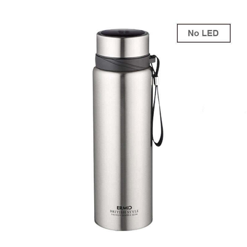 Intelligent Digital Thermos Water Bottle Touch Display Temperature Stainless Steel Vacuum Flasks Coffee Cup Sports Thermo 1000ml