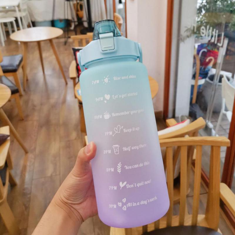 Water Bottle Sports Summer Cold Water Cup Gym Fitness
