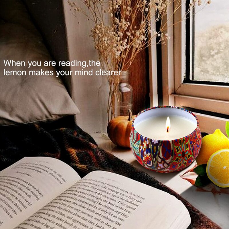 Tinplate Candle Box Tin Cans Holder