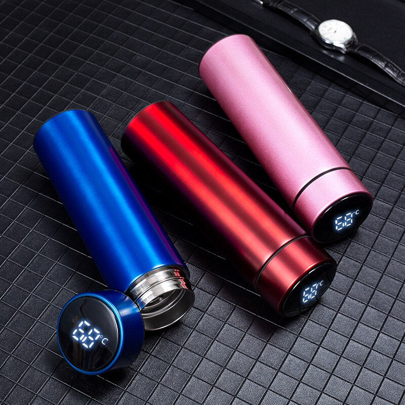 Stainless Steel Smart Thermos Cup