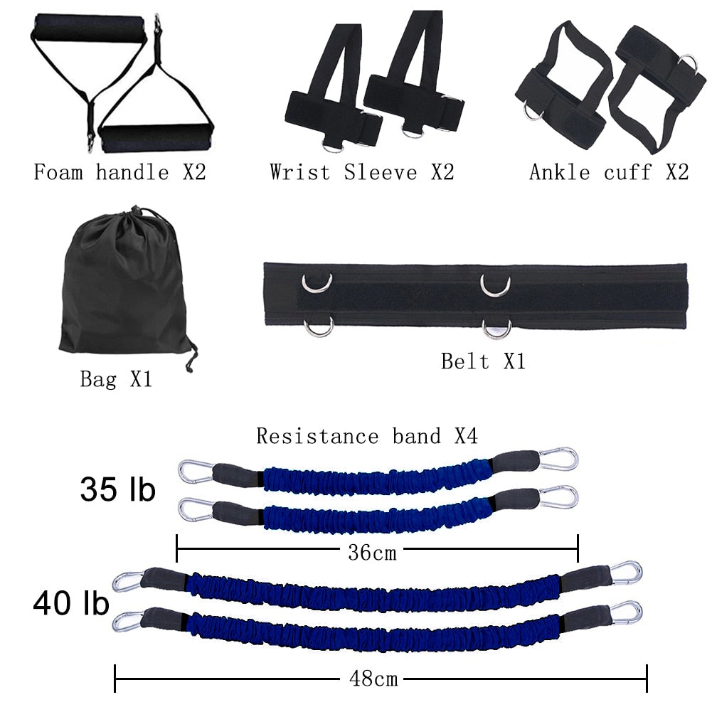 Sports Fitness Resistance Bands Stretching Strap