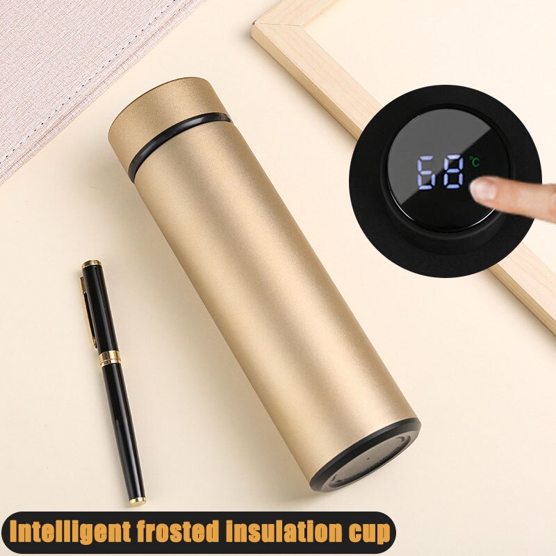 Stainless Steel Smart Thermos Cup