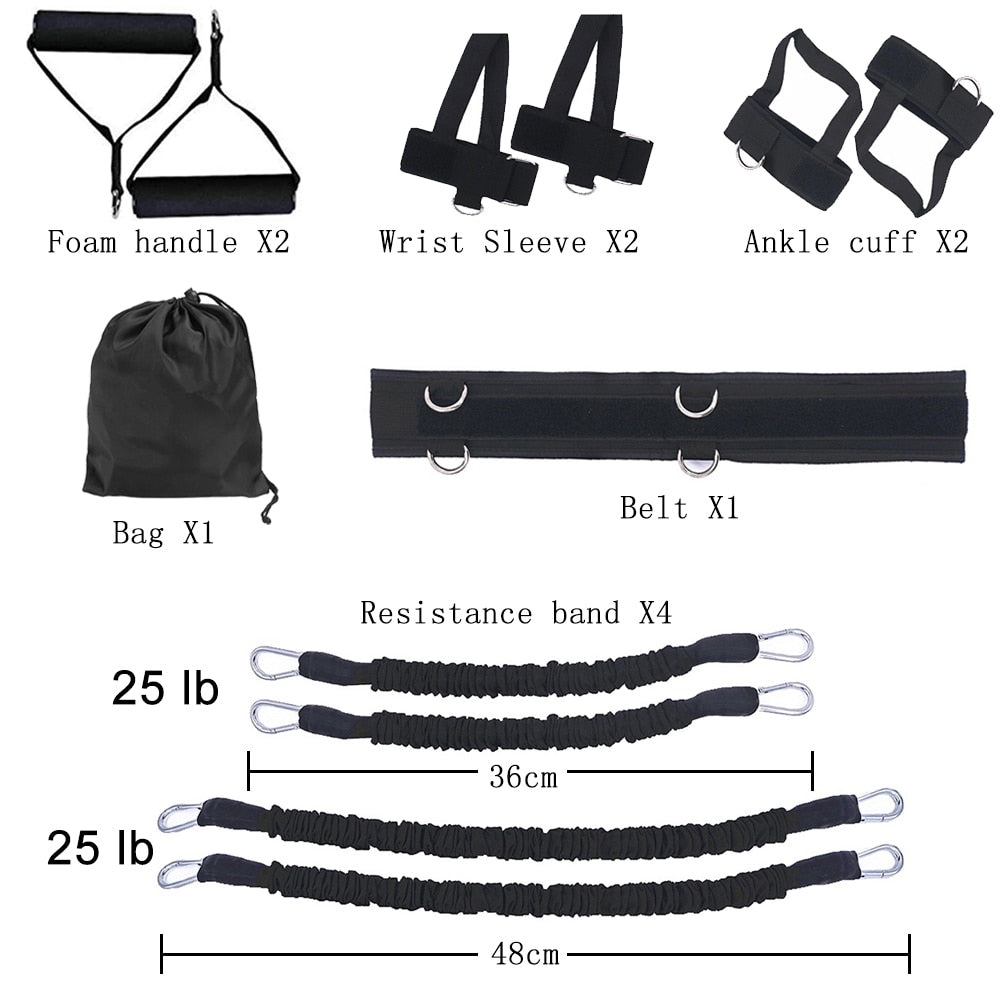 Sports Fitness Resistance Bands Stretching Strap