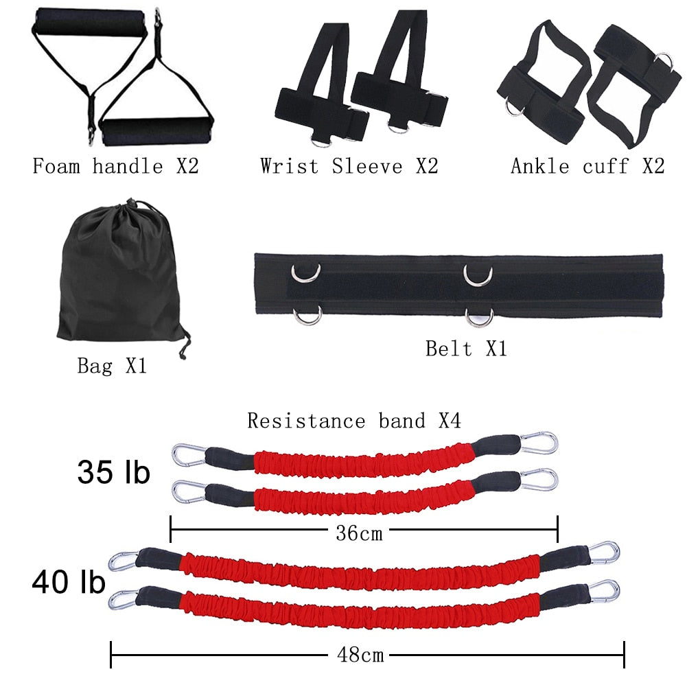 Sports Fitness Resistance Bands Stretching Strap