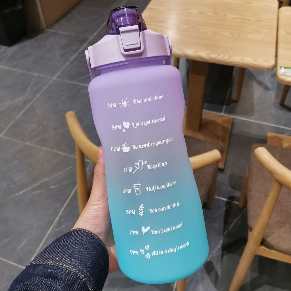 Water Bottle Sports Summer Cold Water Cup Gym Fitness
