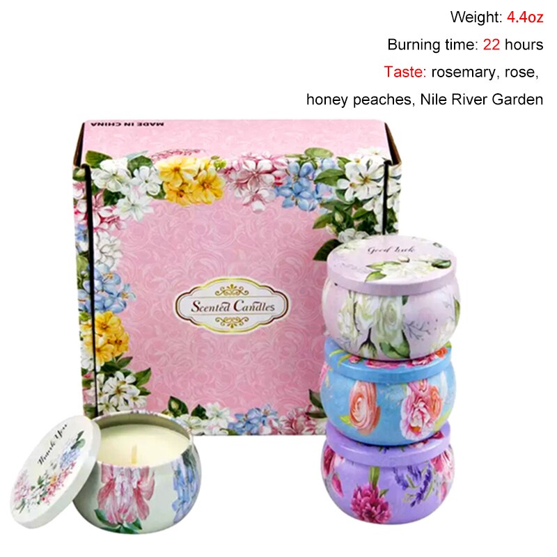Tinplate Candle Box Tin Cans Holder