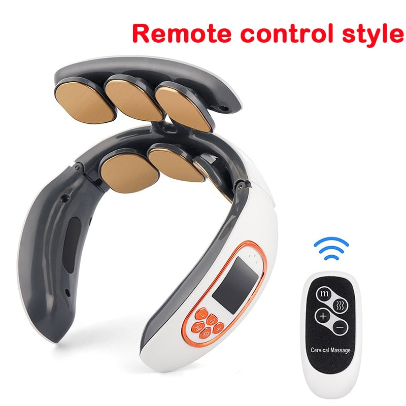 Neck Massage Instrument Electric Rechargeable Heating