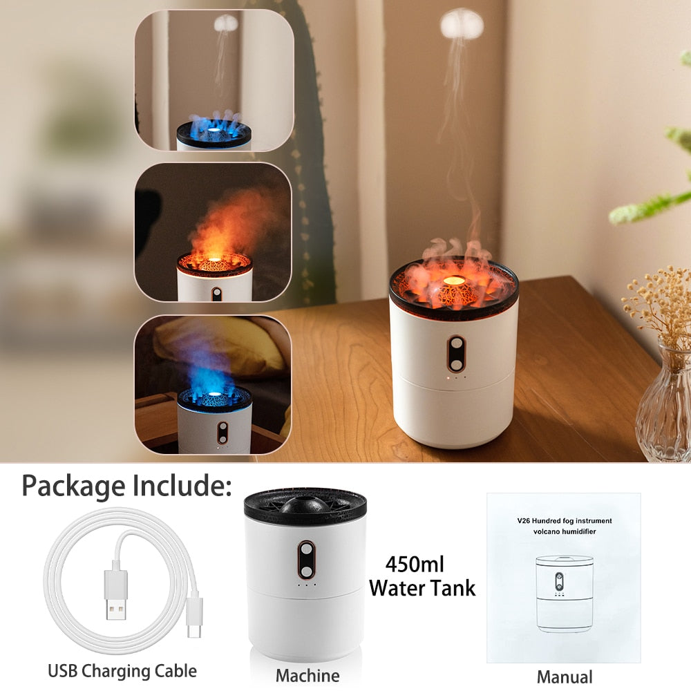 Air Aroma Essential Oil with Remote Control Jellyfish for Home