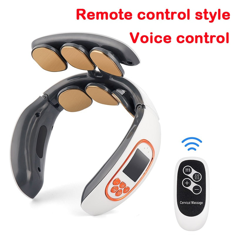 Neck Massage Instrument Electric Rechargeable Heating