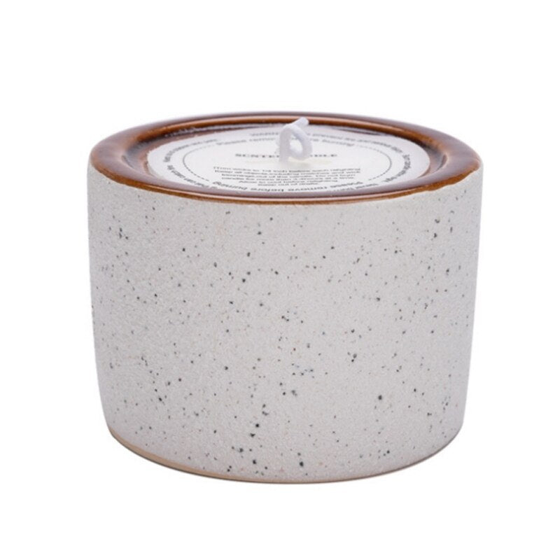 Embossed Glass Scented Candle Holder