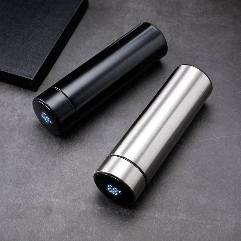 Stainless Steel Smart Thermos Cup