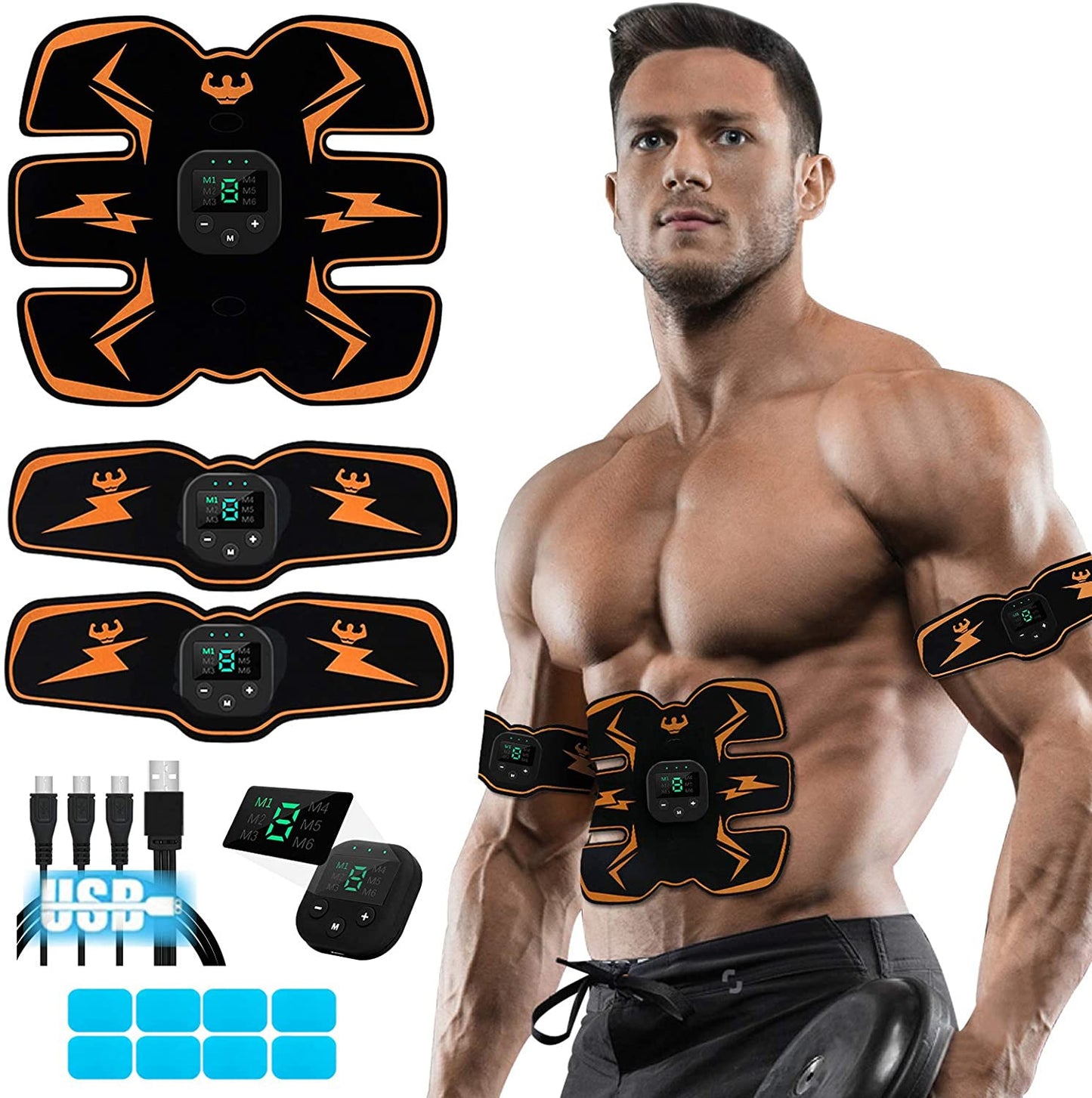 Muscle Stimulator Fitness Abdominal Weight Loss Stickers Body