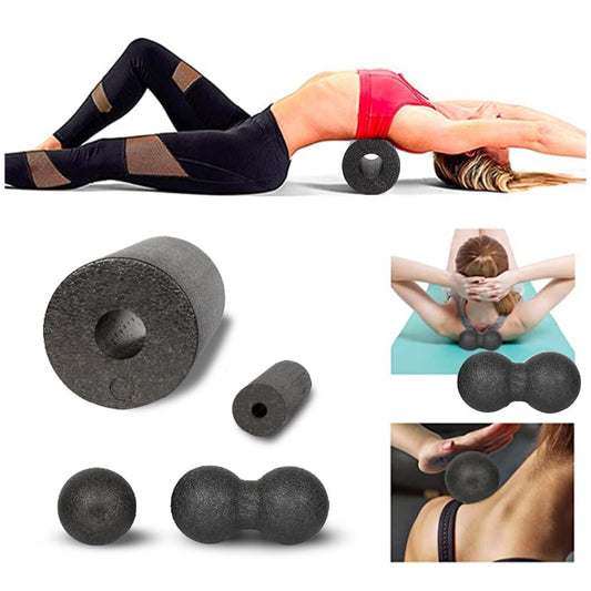 Yoga Massage Roller & Fitness Ball Muscle Release