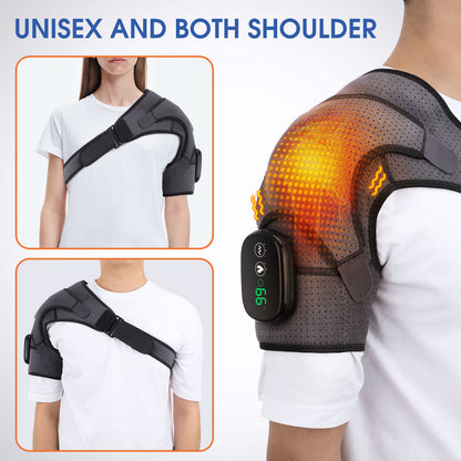 Heating Vibration Shoulder Massage Brace