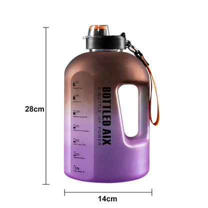 Water Bottle Marker Handle Strap Sport Fitness Gym Cup