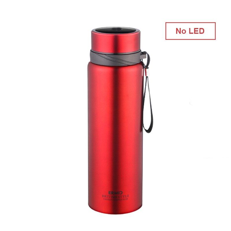 Intelligent Digital Thermos Water Bottle Touch Display Temperature Stainless Steel Vacuum Flasks Coffee Cup Sports Thermo 1000ml