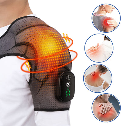 Heating Vibration Shoulder Massage Brace