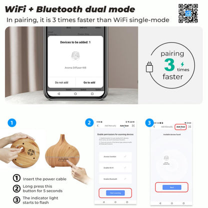 Smart Air Humidifier Essential Oil Diffuser Aromatherapy