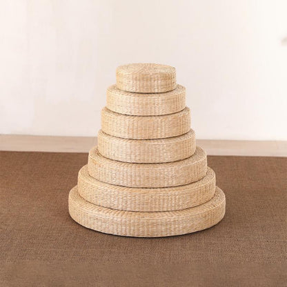 Cushion Handcrafted Knitted Straw Flat Seat