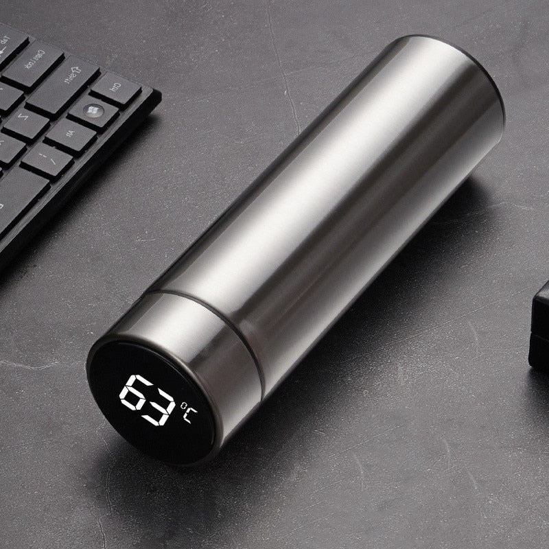 Smart Thermos Water Bottle Stainless Steel