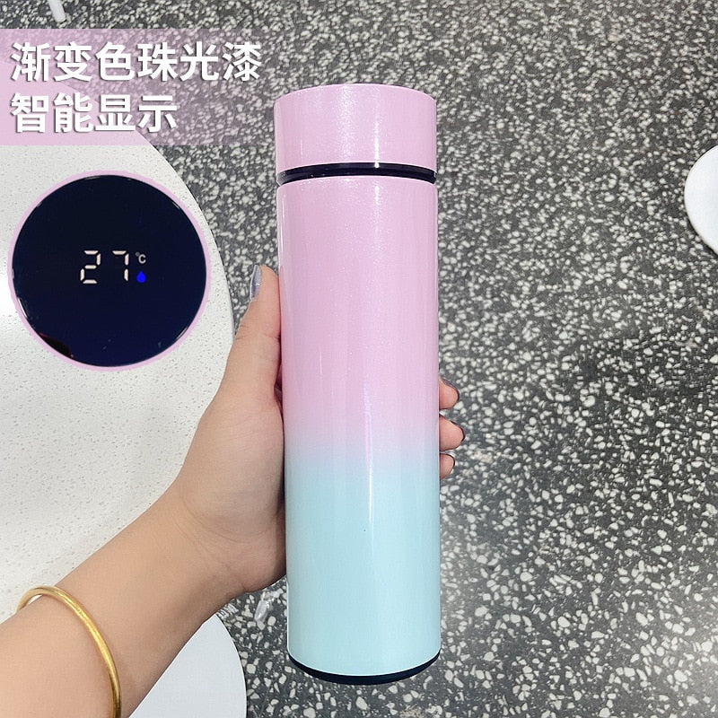 Smart Thermos Water Bottle Stainless Steel