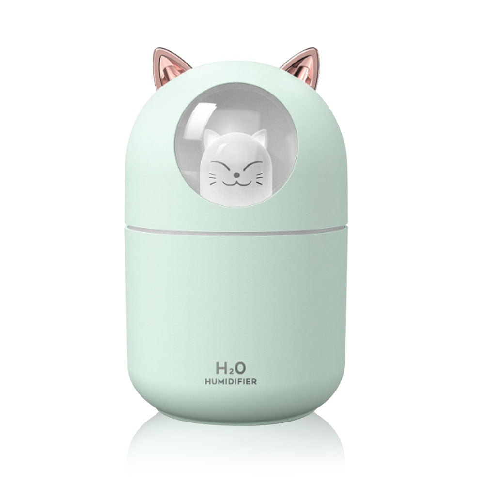 Humidifier Cute Cartoon Cat Home Car Air Purifier Freshener