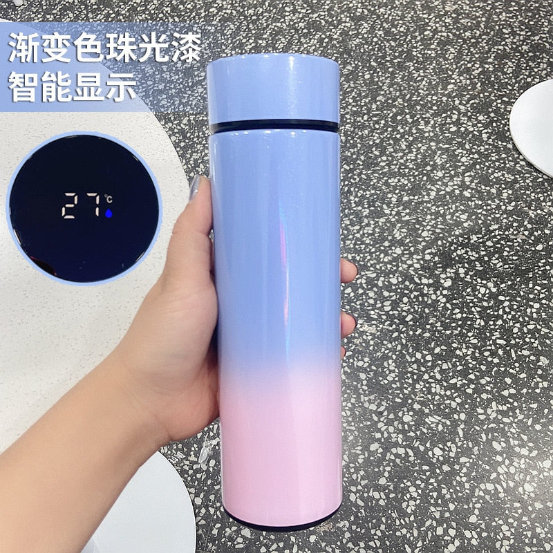 Smart Thermos Water Bottle Stainless Steel