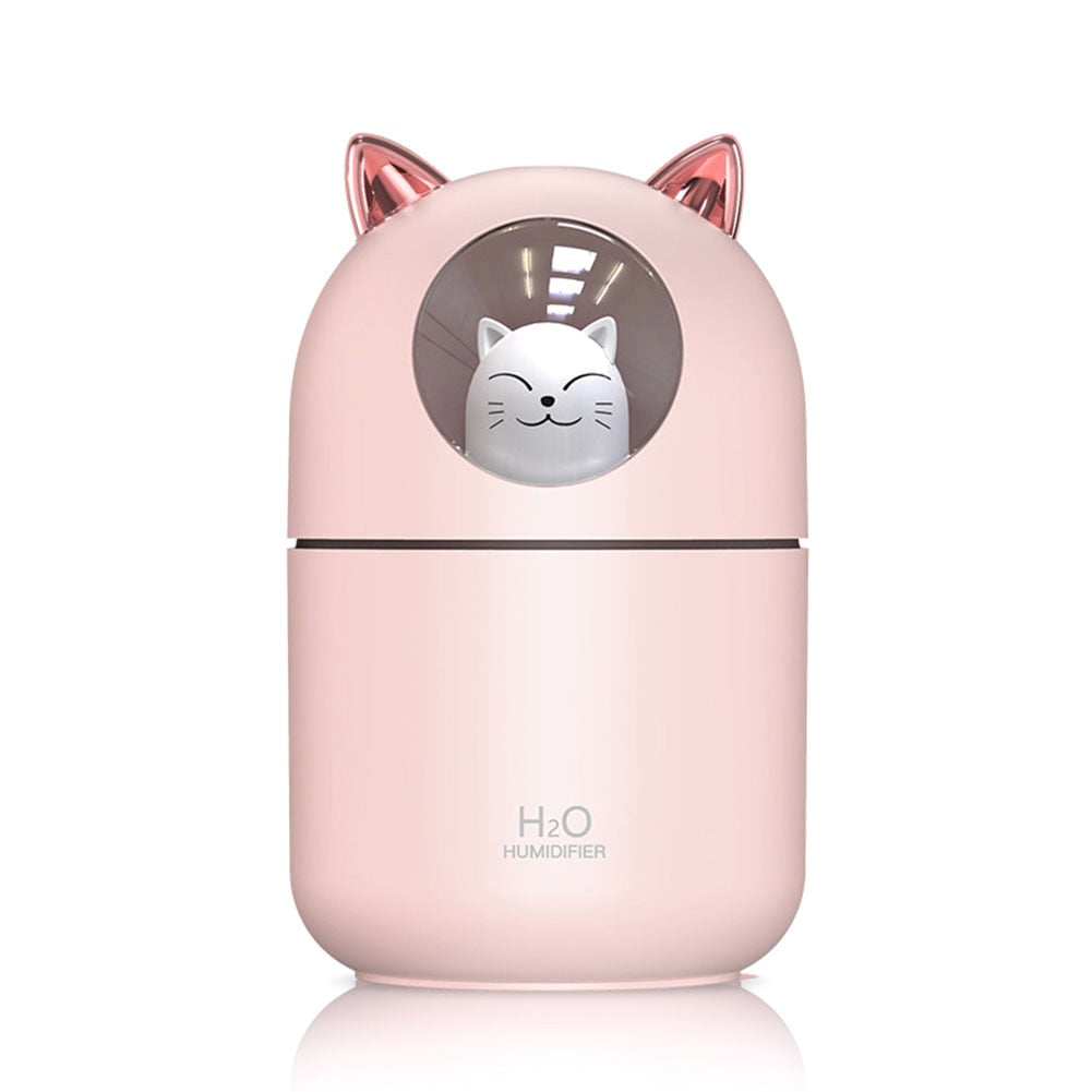 Humidifier Cute Cartoon Cat Home Car Air Purifier Freshener