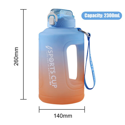 Water Bottle Marker Handle Strap Sport Fitness Gym Cup